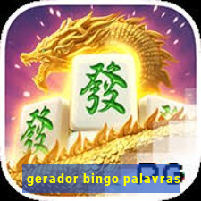 gerador bingo palavras